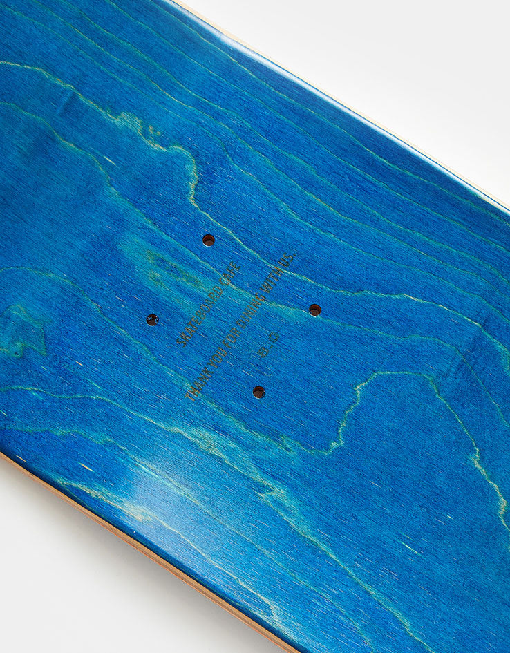 Skateboard Cafe Flower Basket Skateboard Deck - Grey