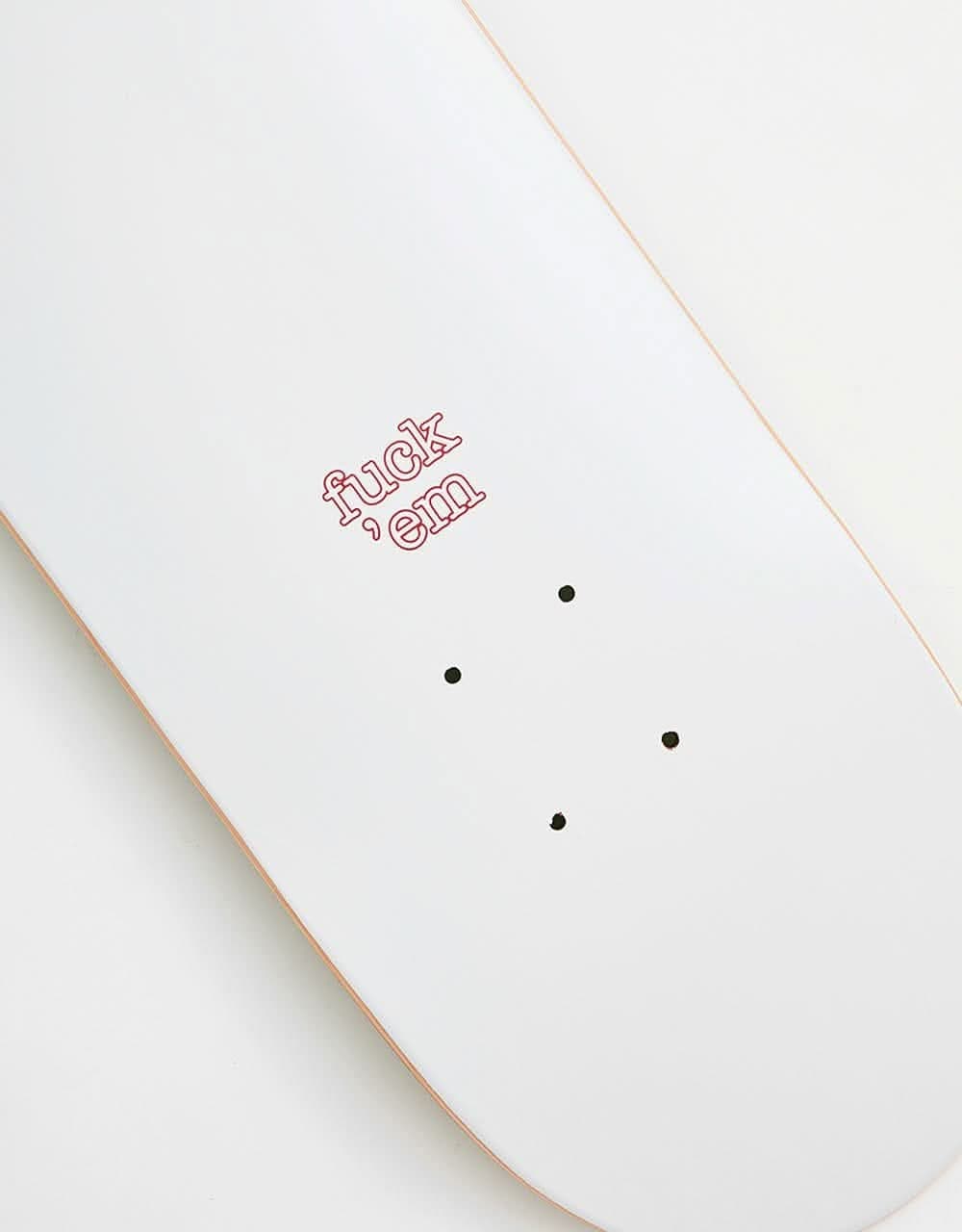 Route One Fuck 'Em 'OG Shape' Skateboard Deck - 8"