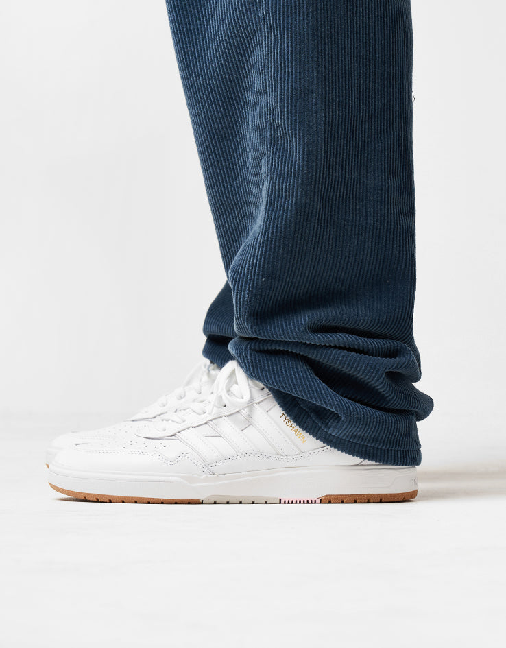 Route One Relaxed Fit Big Wale Cords - Air Force Blue