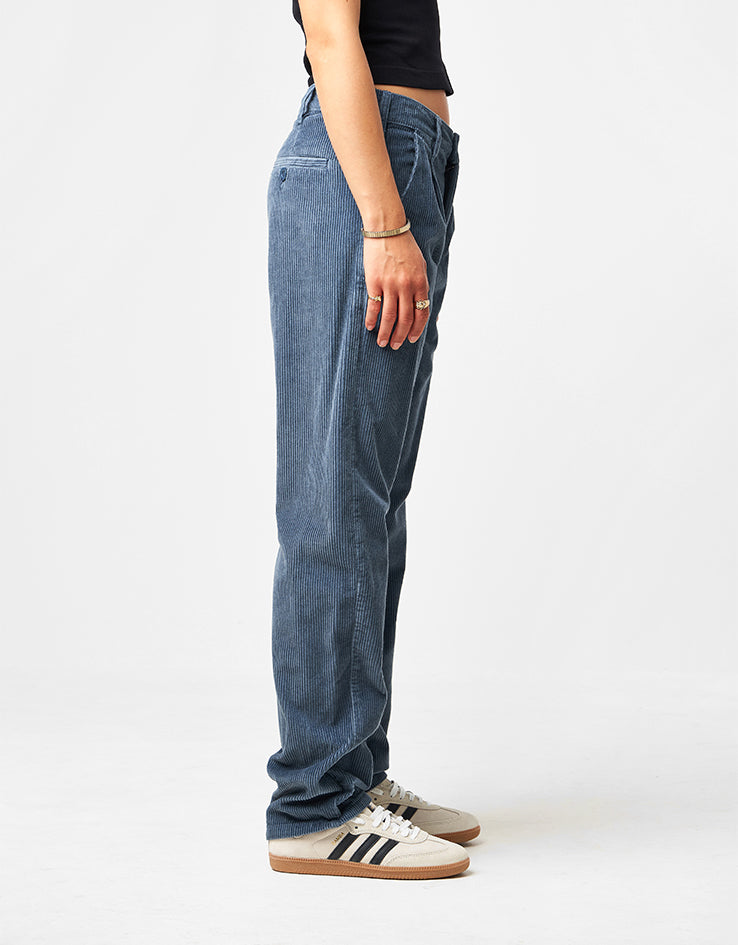 Route One Relaxed Fit Big Wale Cords - Air Force Blue