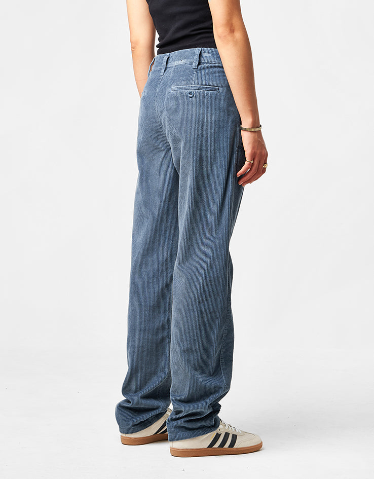 Route One Relaxed Fit Big Wale Cords - Air Force Blue
