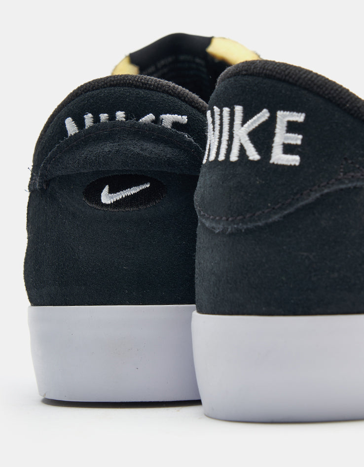 Nike SB Heritage Vulc Skate Shoes - Black/White-Black-White