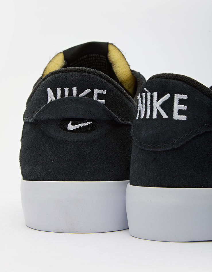 Nike SB Heritage Vulc Skate Shoes - Black/White-Black-White
