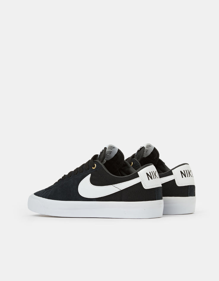 Nike SB Zoom Blazer Low Pro GT Skate Shoes - Black/White-Black-Gum Light Brown