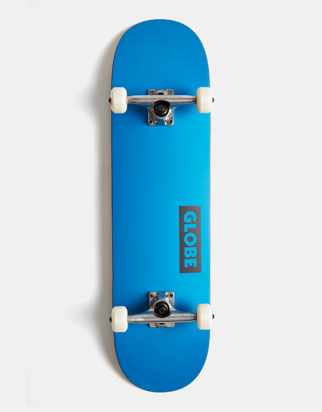 Globe Goodstock Neon Blue Complete Skateboard - 8.375"