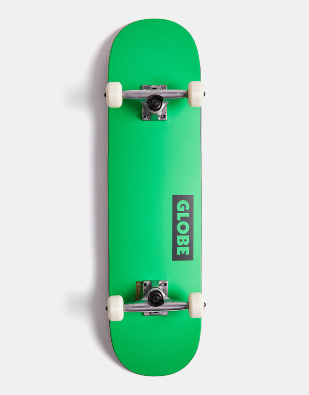 Globe Goodstock Neon Green Complete Skateboard - 8"