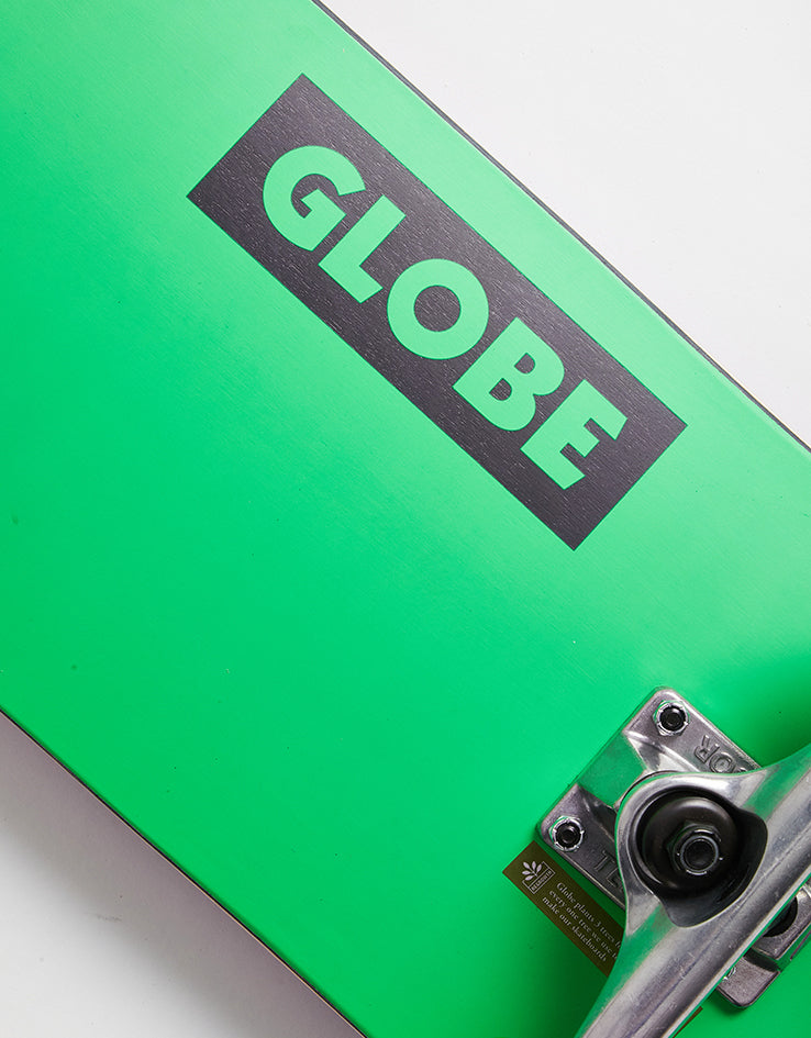 Globe Goodstock Neon Green Complete Skateboard - 8"