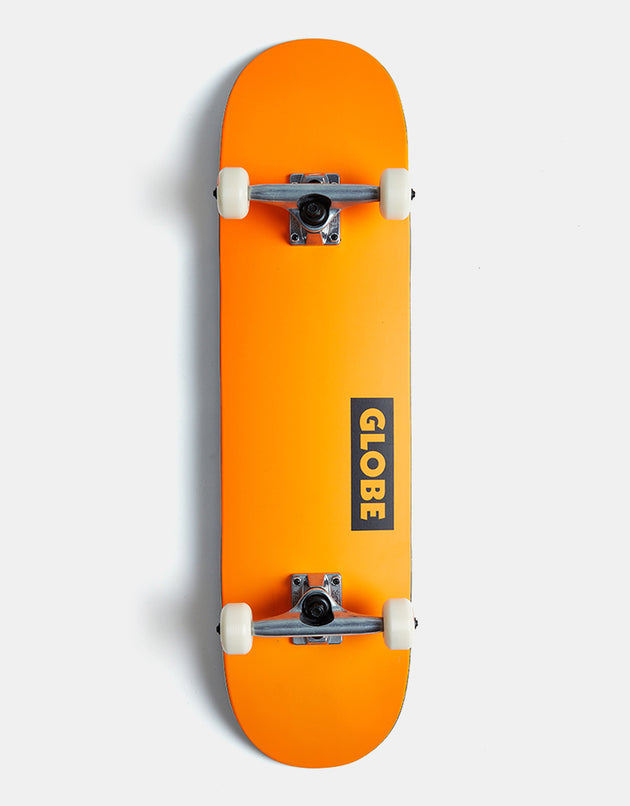 Globe Goodstock Neon Orange Complete Skateboard - 8.125"