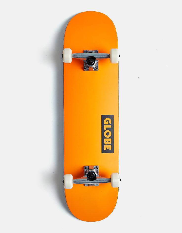 Globe Goodstock Neon Orange Complete Skateboard - 8.125"