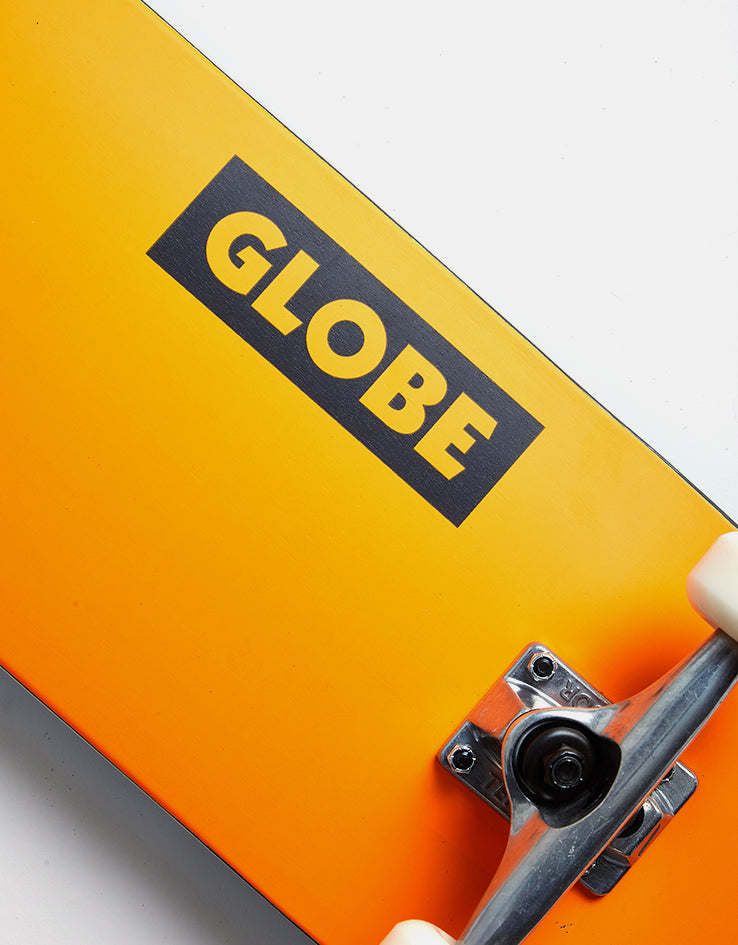 Globe Goodstock Neon Orange Complete Skateboard - 8.125"