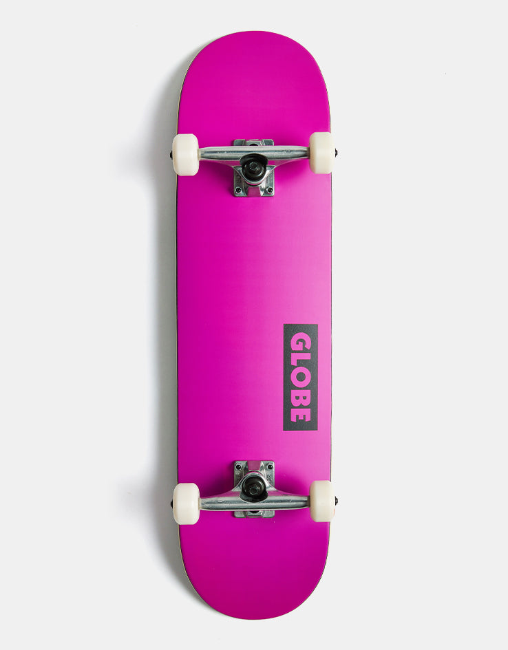 Globe Goodstock Neon Purple Complete Skateboard - 8.25"