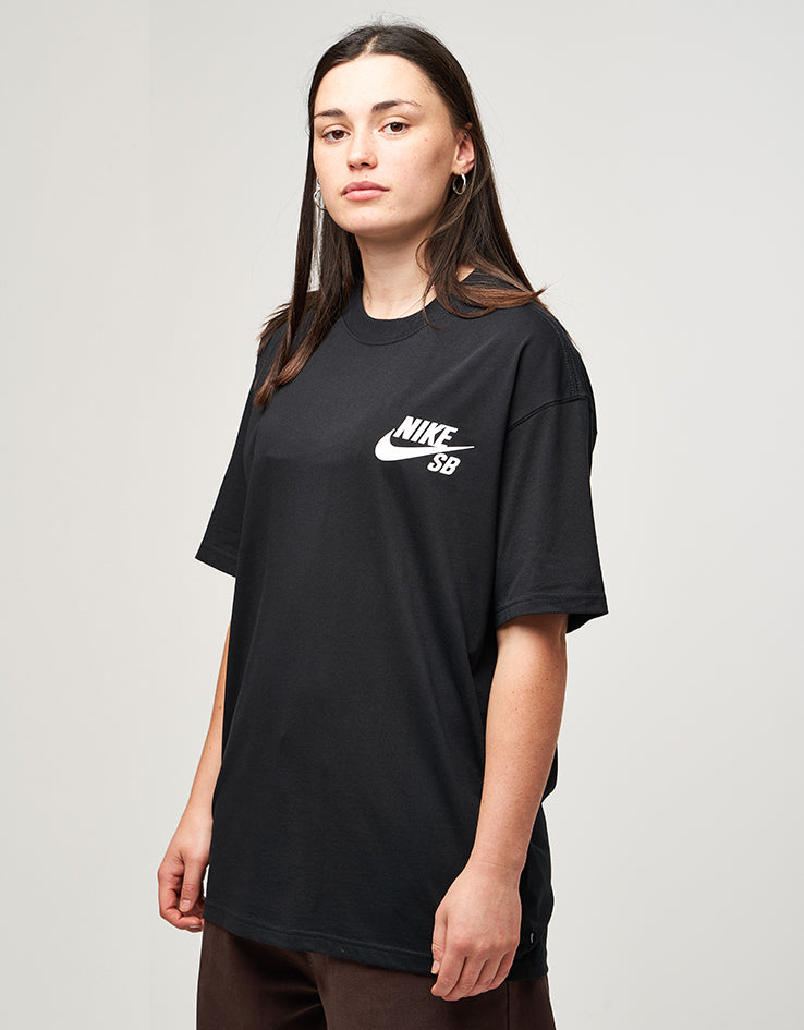 Nike SB Logo T-Shirt - Black/White