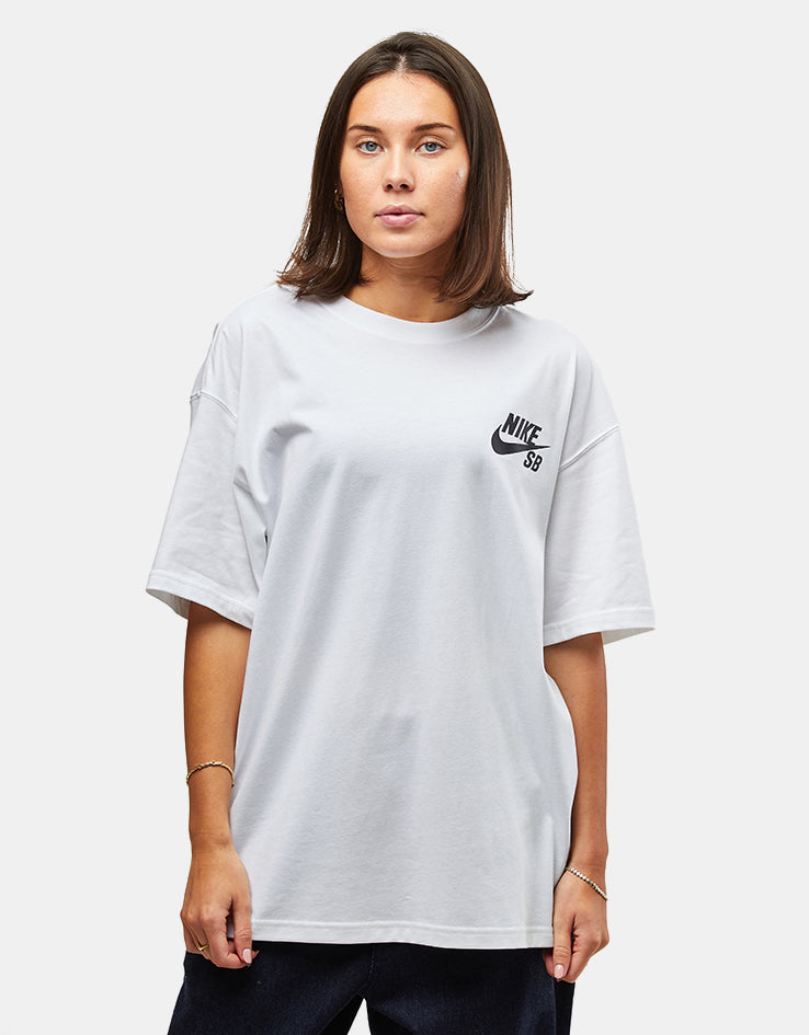 Nike SB Logo T-Shirt - White/Black
