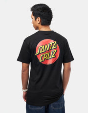 Santa Cruz Classic Dot Chest T-Shirt - Black