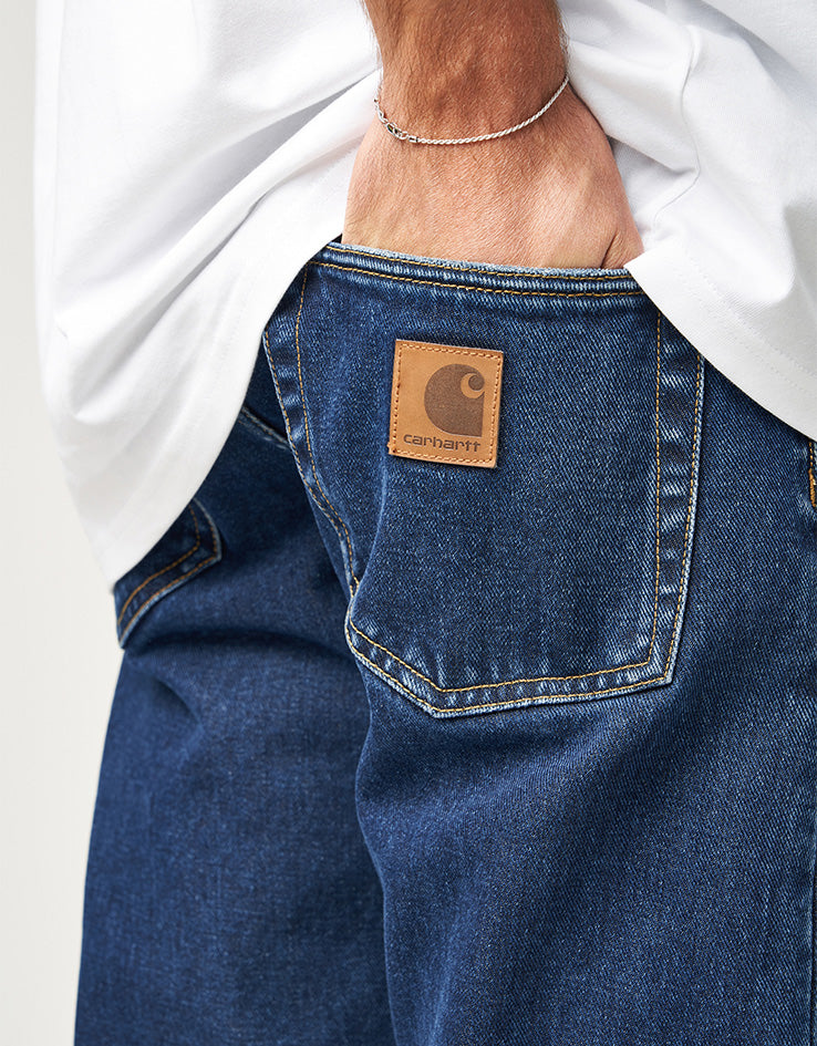 Carhartt WIP Klondike Pant - Blue (Stone Washed)