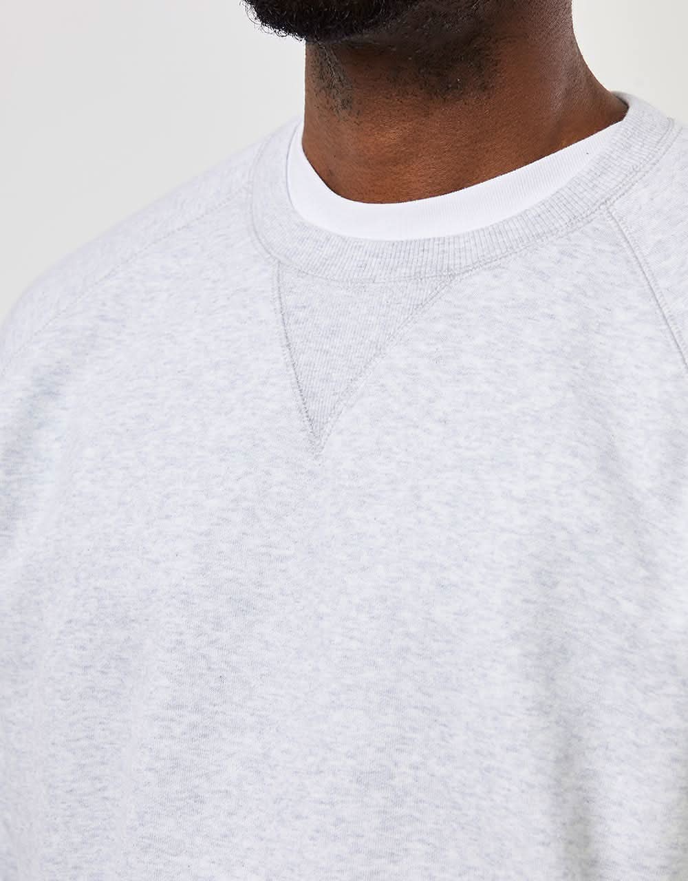 Carhartt WIP Chase Sweatshirt - Ash Heather/Gold