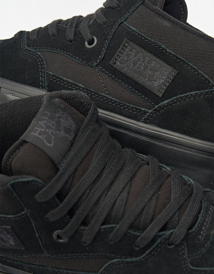 Vans Skate Half Cab Shoes - Black/Black