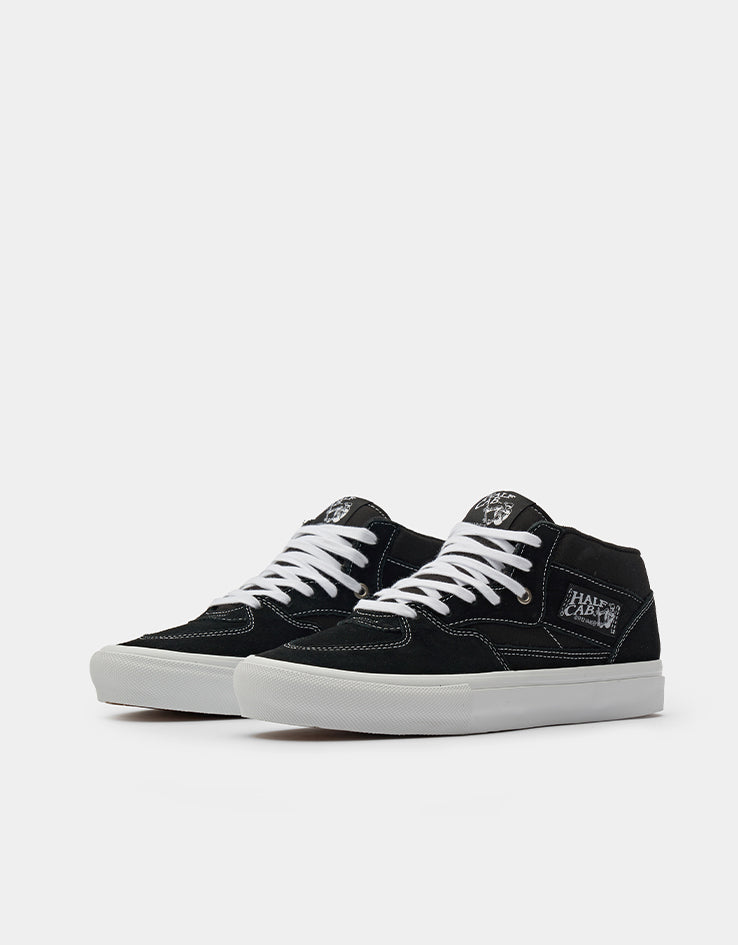 Vans Skate Half Cab Shoes - Black/White