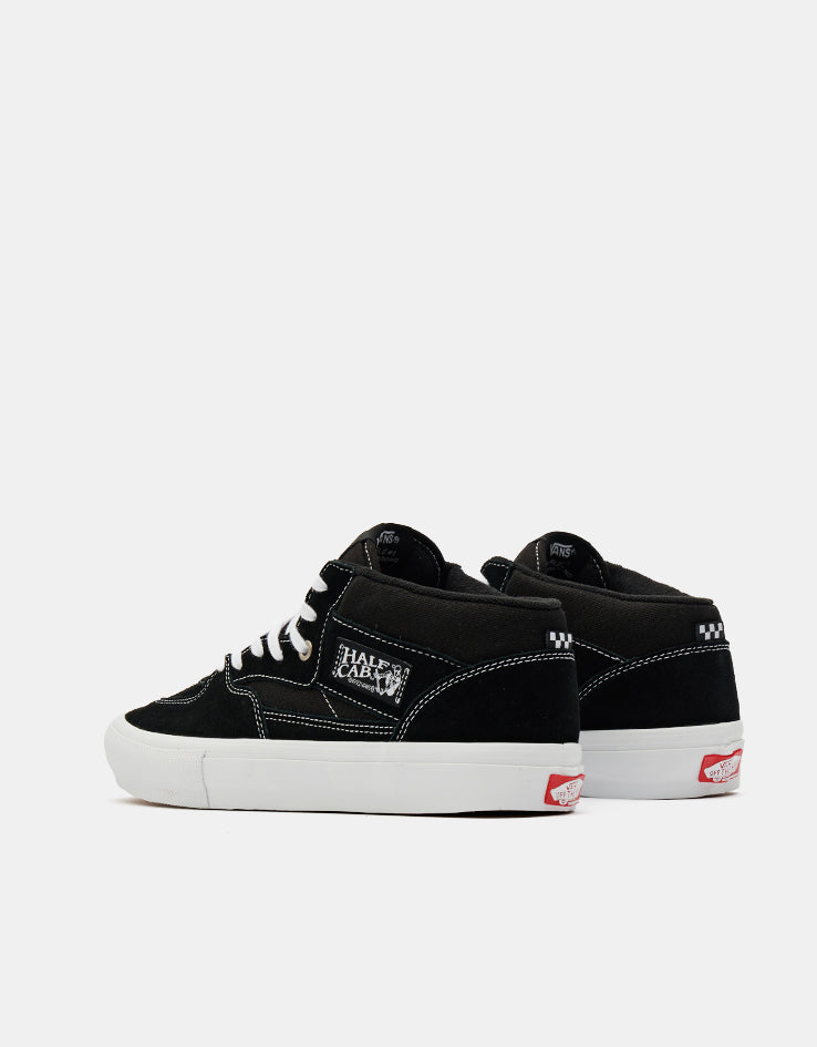 Vans Skate Half Cab Shoes - Black/White