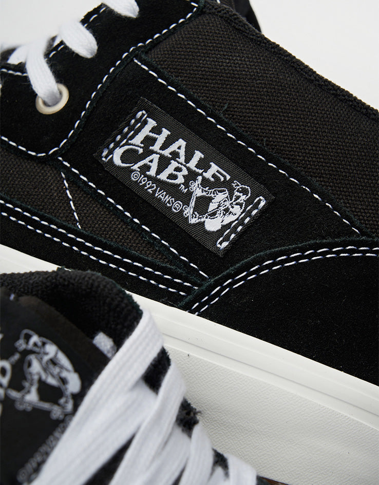 Vans Skate Half Cab Shoes - Black/White