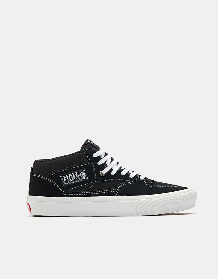 Vans Skate Half Cab Shoes - Black/White