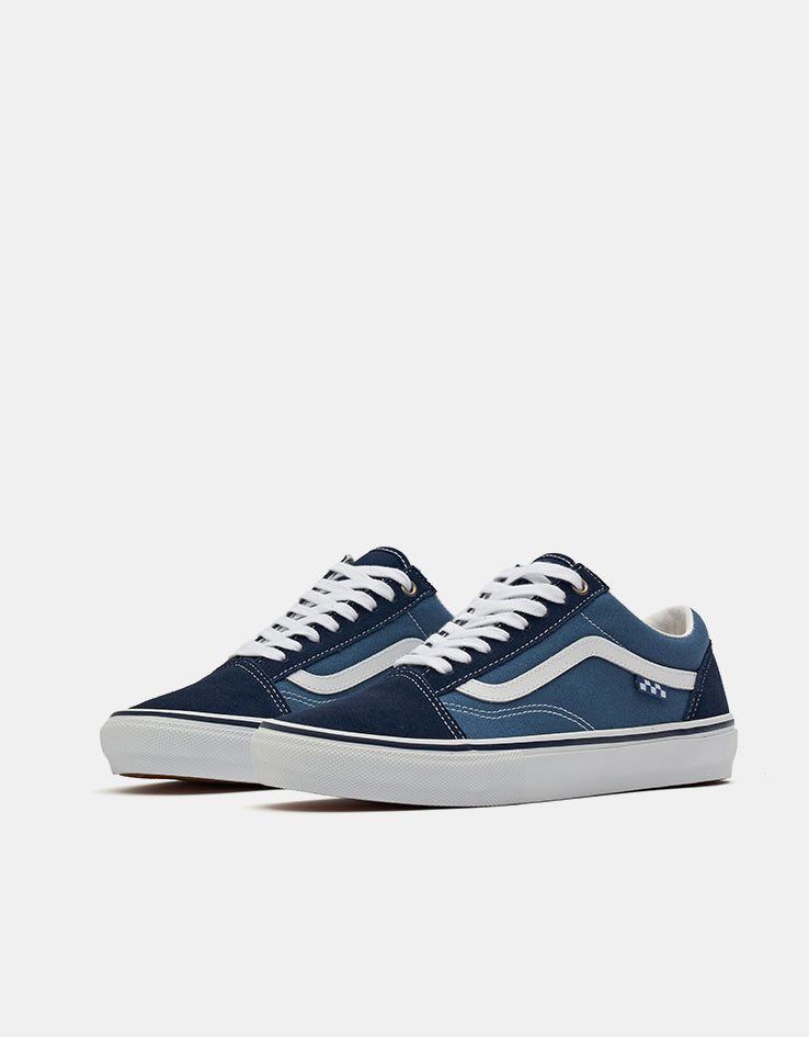 Vans Skate Old Skool Shoes - Navy/White