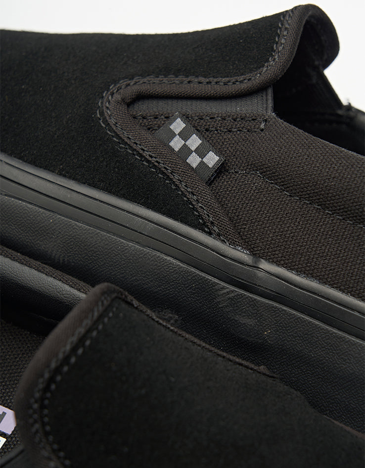 Vans Skate Slip-On Shoes - Black/Black