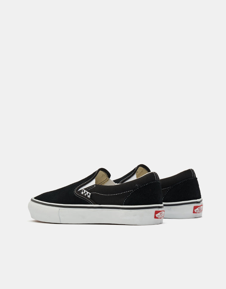 Vans Skate Slip-On Shoes - Black/White