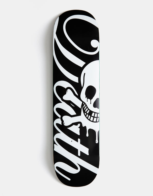 Death Script Skateboard Deck - Black/White