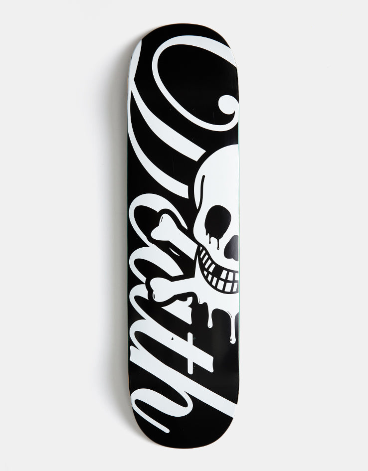Death Script Skateboard Deck - Black/White