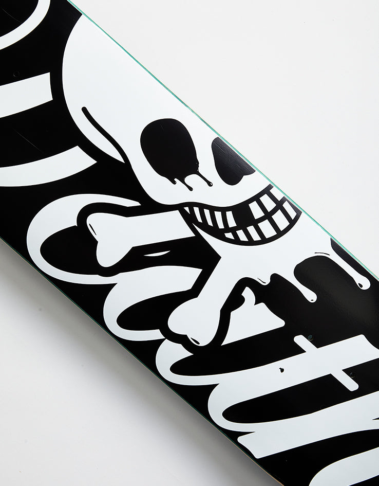Death Script Skateboard Deck - Black/White