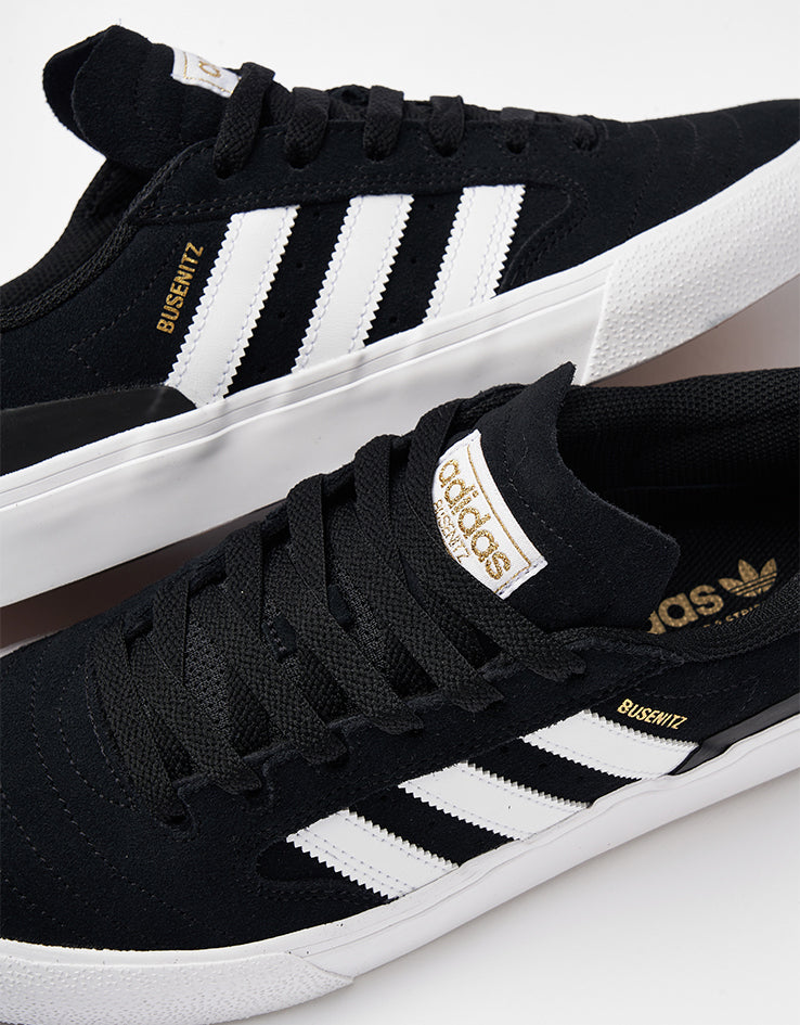 Adidas Busenitz Vulc II Skate Shoes - Core Black/White/Gum