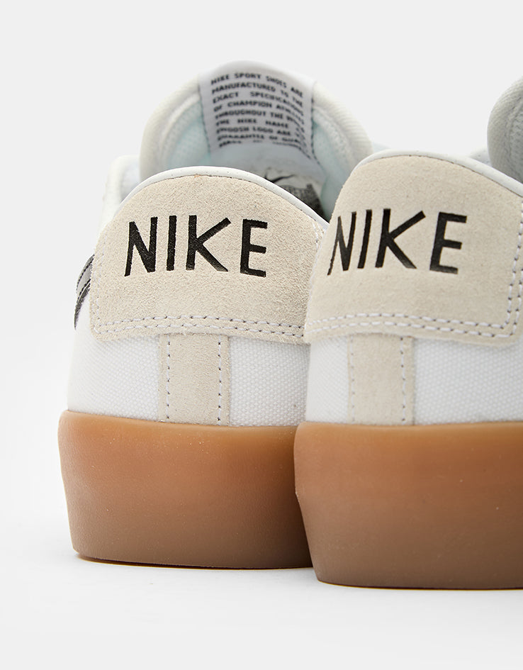 Nike SB Zoom Blazer Low Pro GT Skate Shoes - White/Black-White-White
