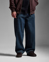 Route One Super Baggy Denim Jeans - Light Wash
