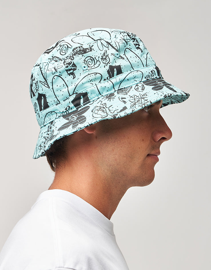 Route One Doodle Bucket Hat - Mint