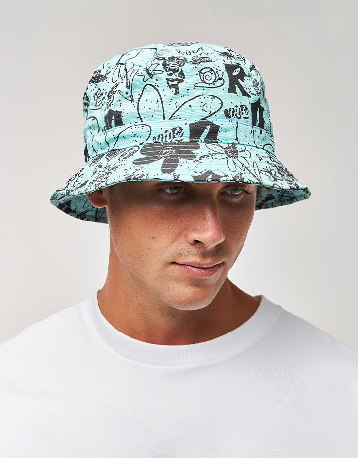 Route One Doodle Bucket Hat - Mint