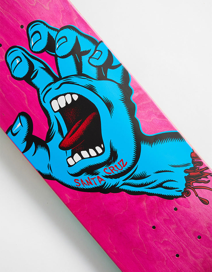 Santa Cruz Screaming Hand Skateboard Deck - 7.8"