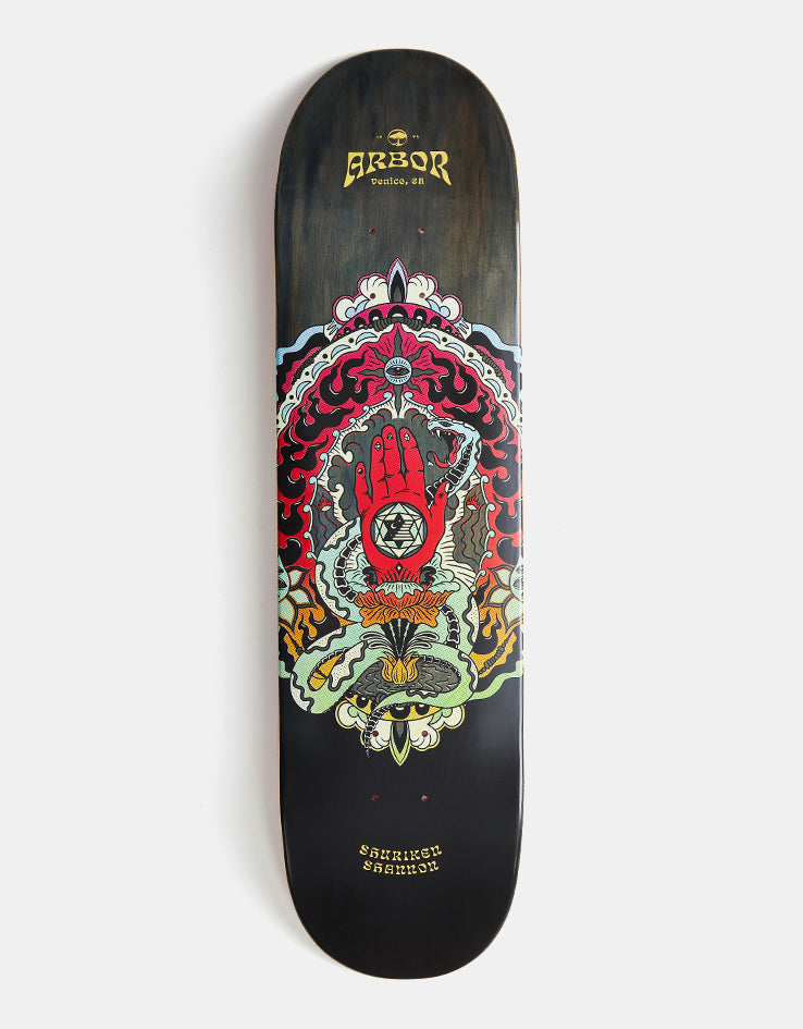 Arbor Shuriken Cosmic Skateboard Deck - 8.25"