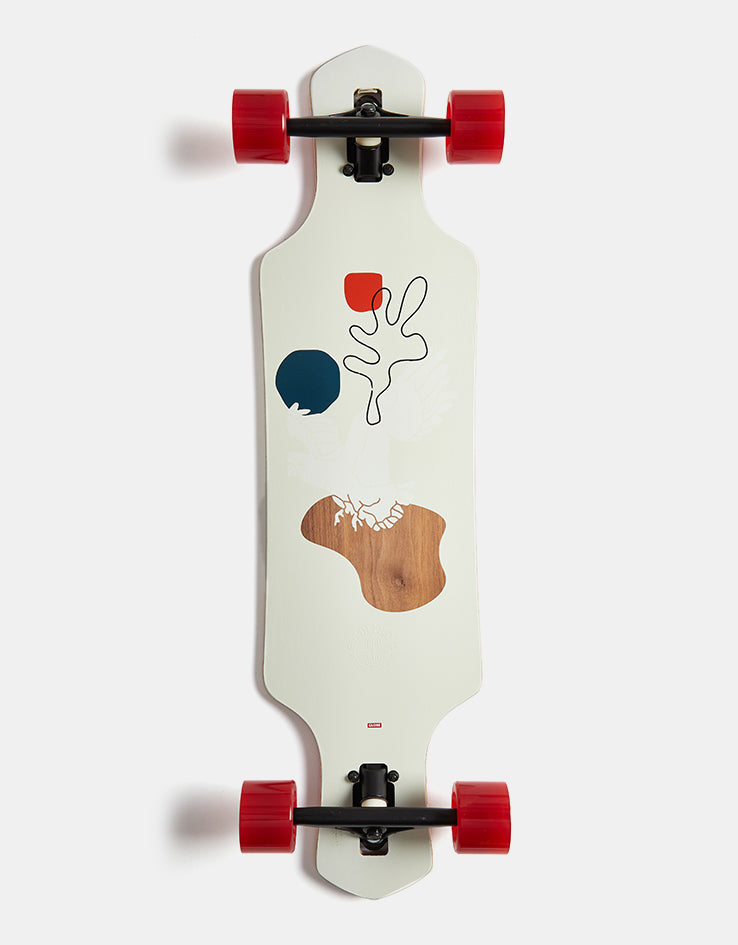 Globe Geminon 35 Cockatoo Drop Through Longboard - 35" x 9"