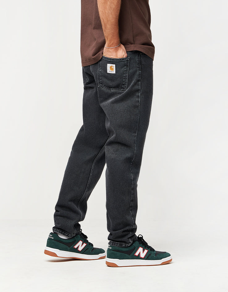 Carhartt WIP Newel Pant - Black (Stone Washed)