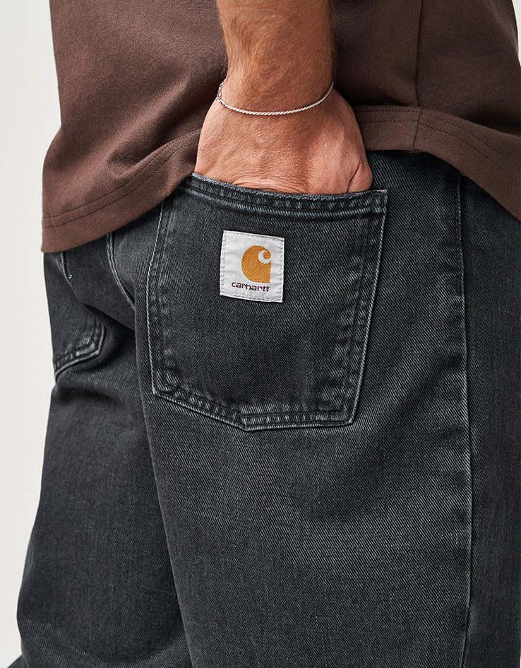 Carhartt WIP Newel Pant - Black (Stone Washed)