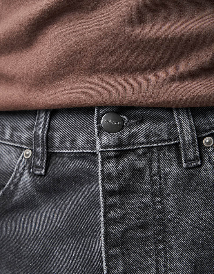 Carhartt WIP Newel Pant - Black (Stone Washed)