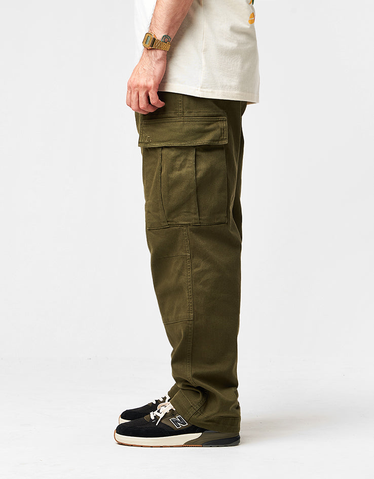 Route One Classic Cargo Pants - Olive