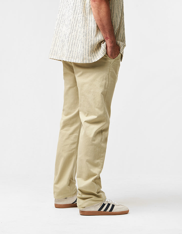 Route One Premium Relaxed Fit Chinos - Khaki