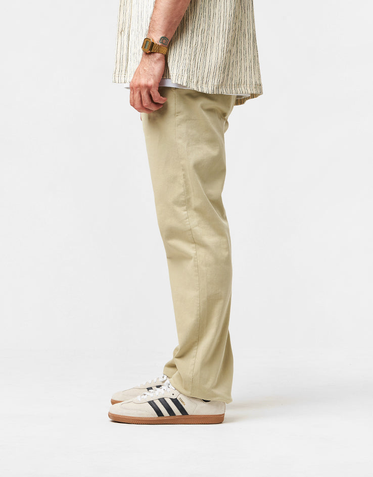 Route One Premium Relaxed Fit Chinos - Khaki