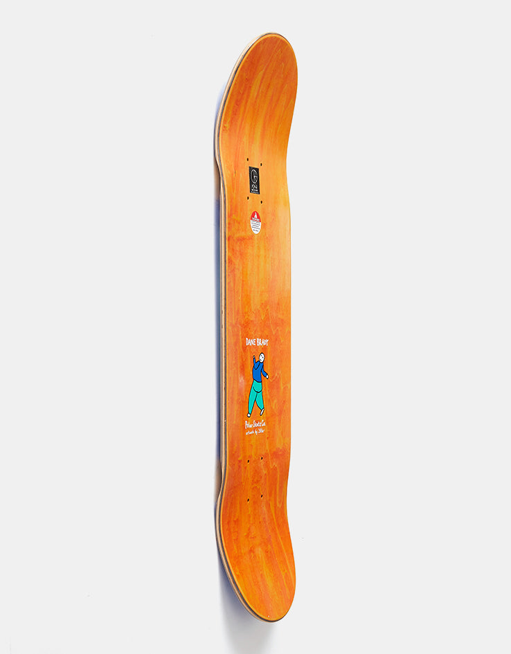 Polar Brady Just Minding My Own Business Skateboard Deck - 8" (inc Whe