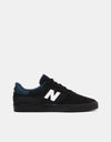 New Balance Numeric 272 Skate Shoes - Black/White/Teal/Black