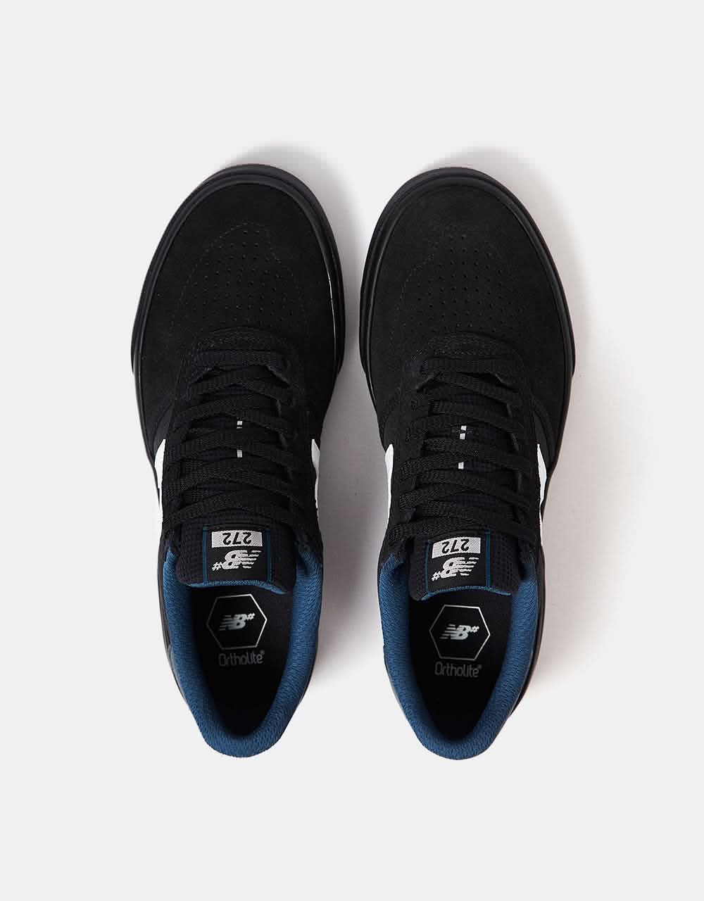 New Balance Numeric 272 Skate Shoes - Black/White/Teal/Black