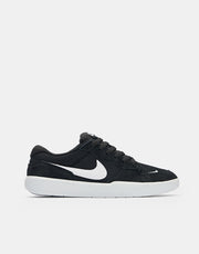 Nike SB Force 58 Skate Shoes - Black/White-Black