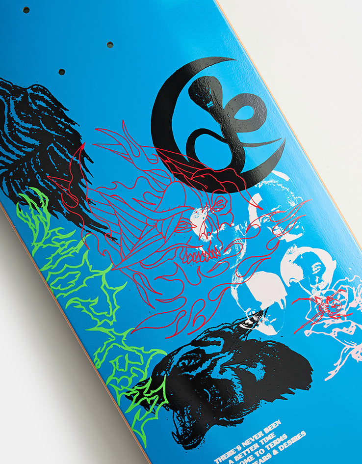Welcome Flash on Moontrimmer 2.0 Skateboard Deck - 8.5"